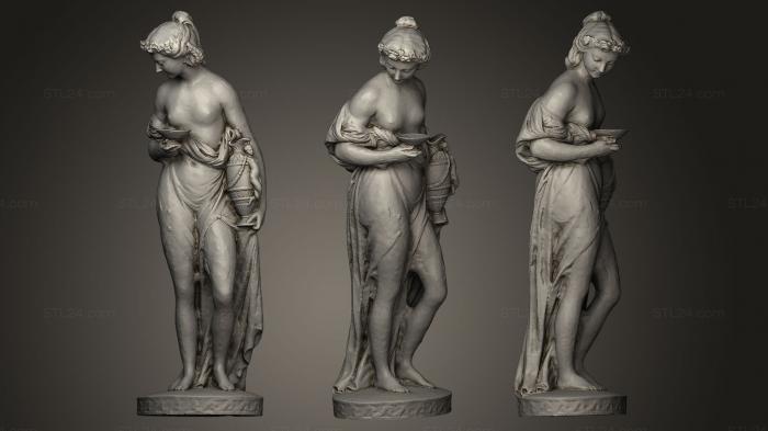 Statues antique and historical (Hebe, STKA_0846) 3D models for cnc